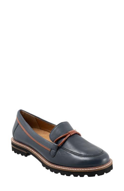 Trotters Fiora Leather Lug Sole Loafers Product Image
