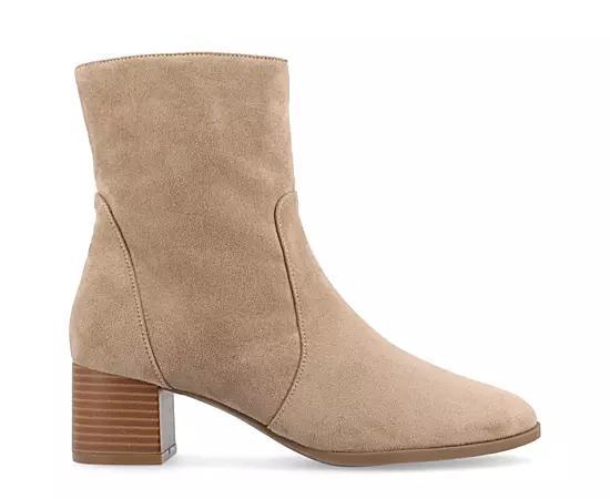 Journee Tru Comfort Foam Hayven Womens Booties Brown Product Image