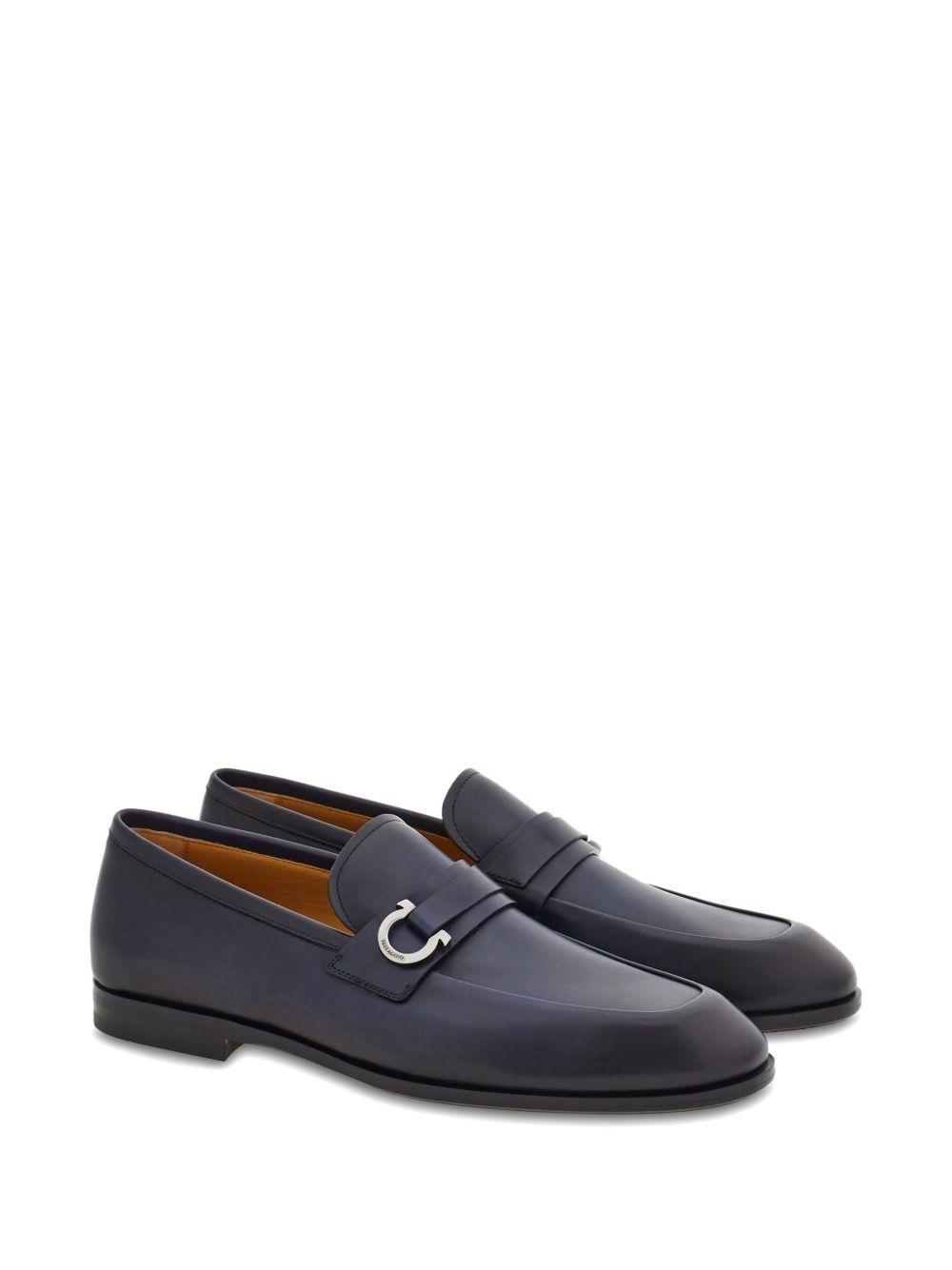 Gancini-embellished loafers Product Image