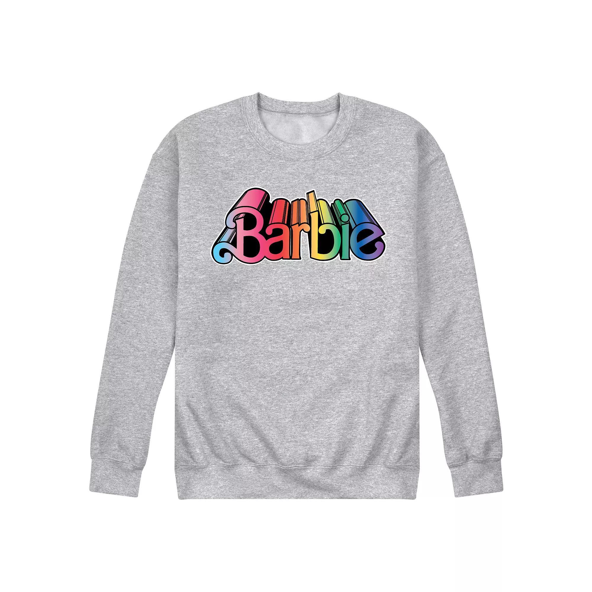 Mens Barbie Pride Logo Graphic Fleece Product Image