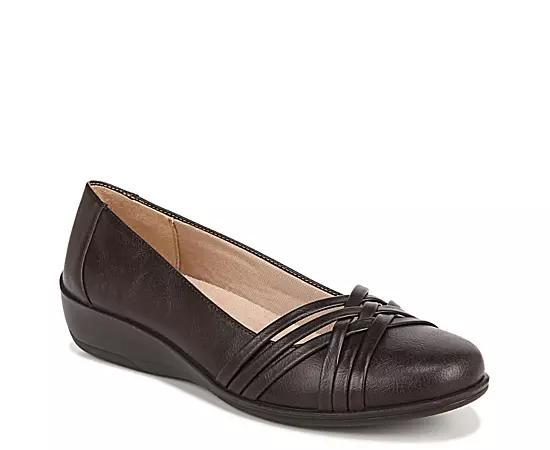 LifeStride Catalina Womens Loafers Brown Product Image
