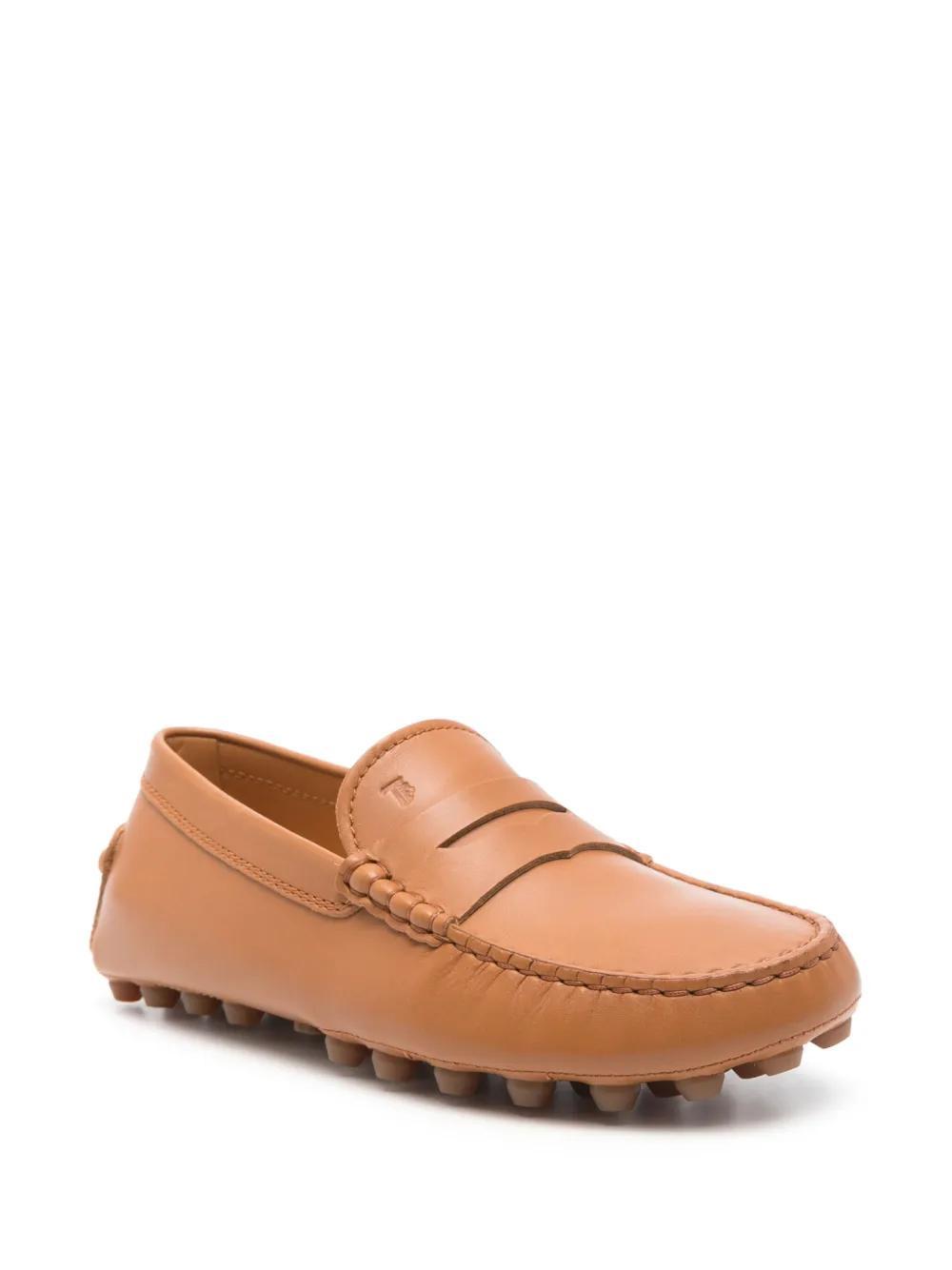 TOD'S Gommino Bubble Loafers In Braun Product Image