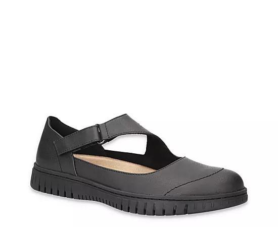 Easy Street Joyful Women's Mary Jane Flats, Size: 6.5 Wide, Brown Product Image