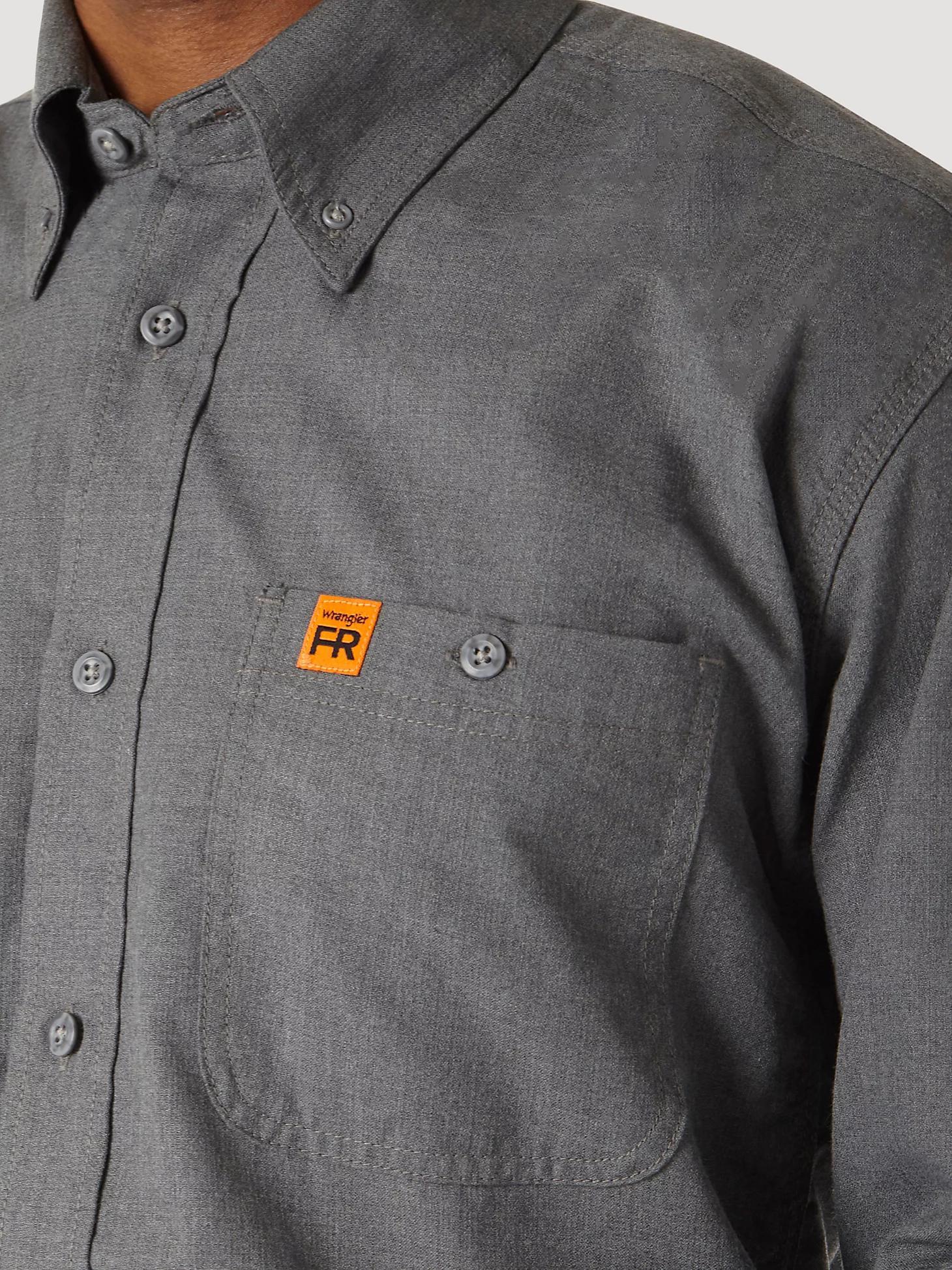 Wrangler® FR Flame-Resistant Riggs Twill Solid Work Shirt | Men's SHIRTS | Wrangler® Product Image
