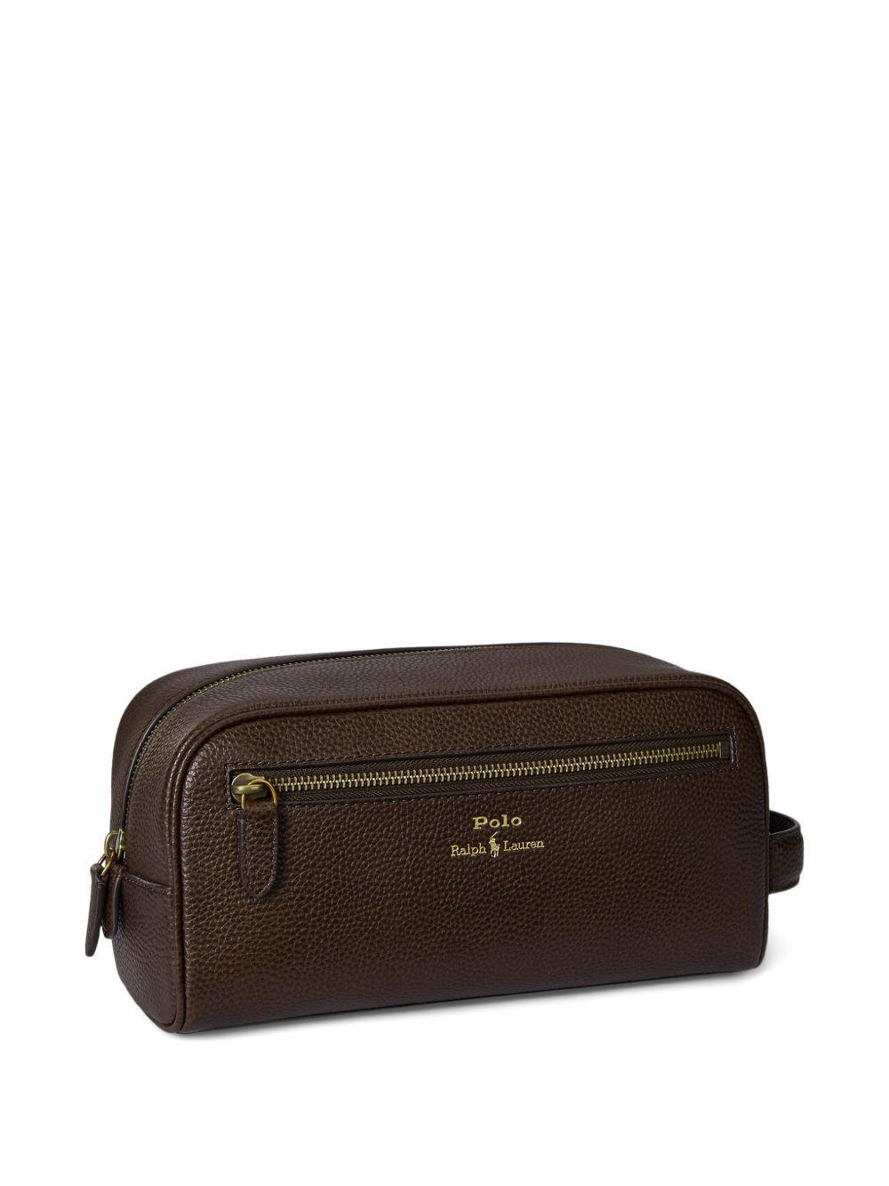 pebbled-leather wash bag Product Image