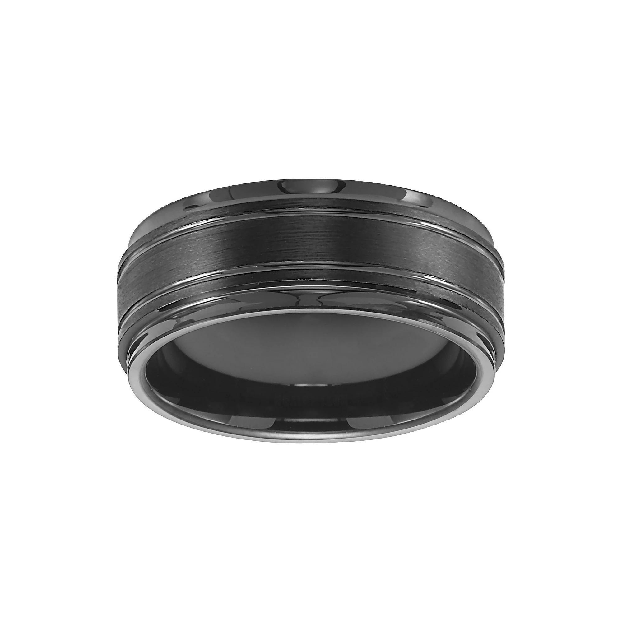AXL Black Tungsten Carbide 9 mm Comfort Fit Mens Band Product Image