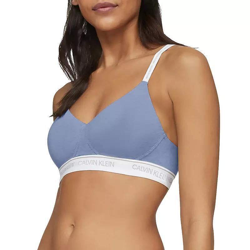 Women's Calvin Klein Archive Logo Lightly Lined Bralette QF6094, Size: Medium, Desert Brown Product Image
