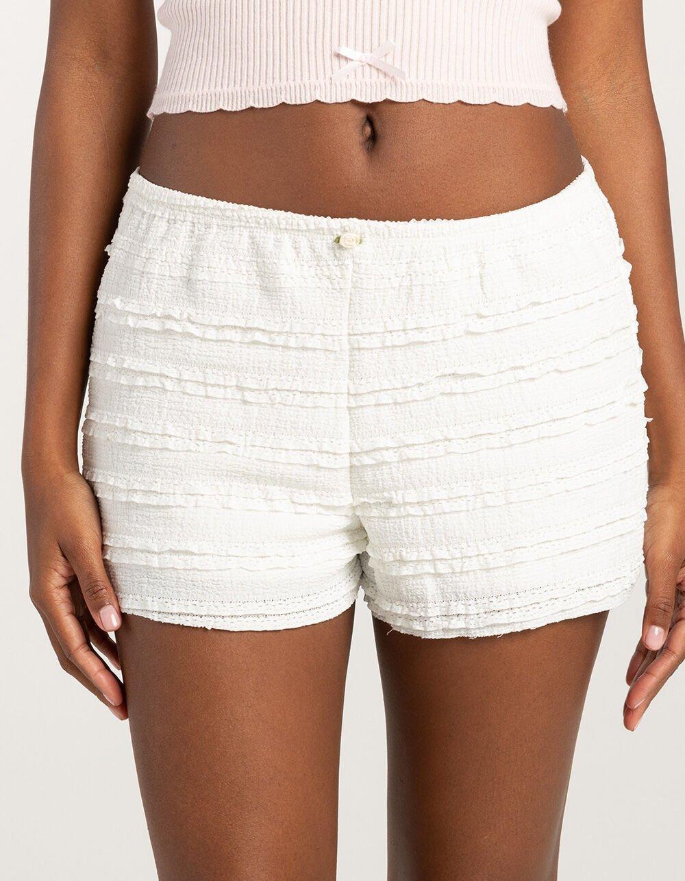 RSQ Womens Mid Rise Bloomer Shorts - BLACK Product Image