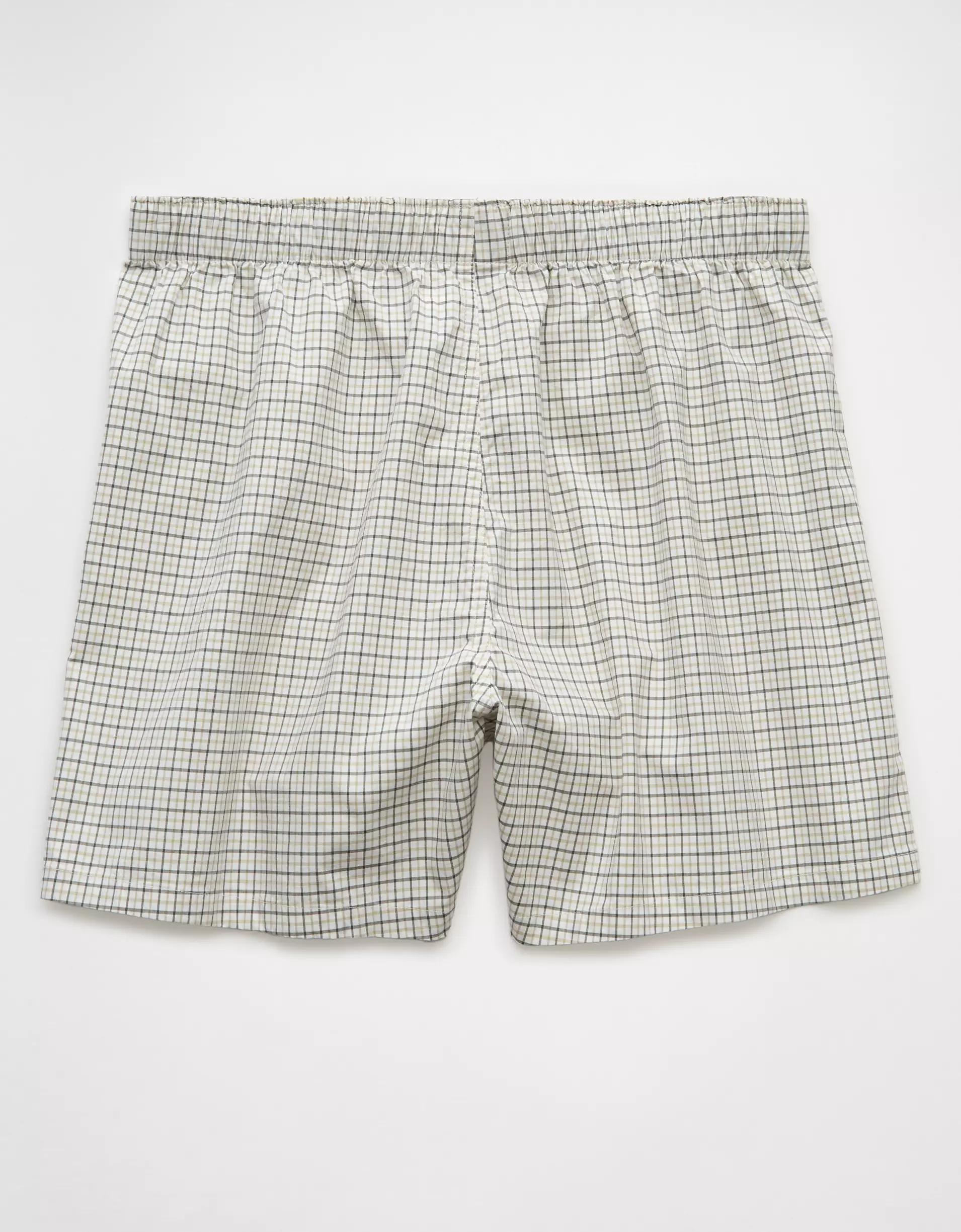 AEO Plaid Stretch Boxer Short Product Image