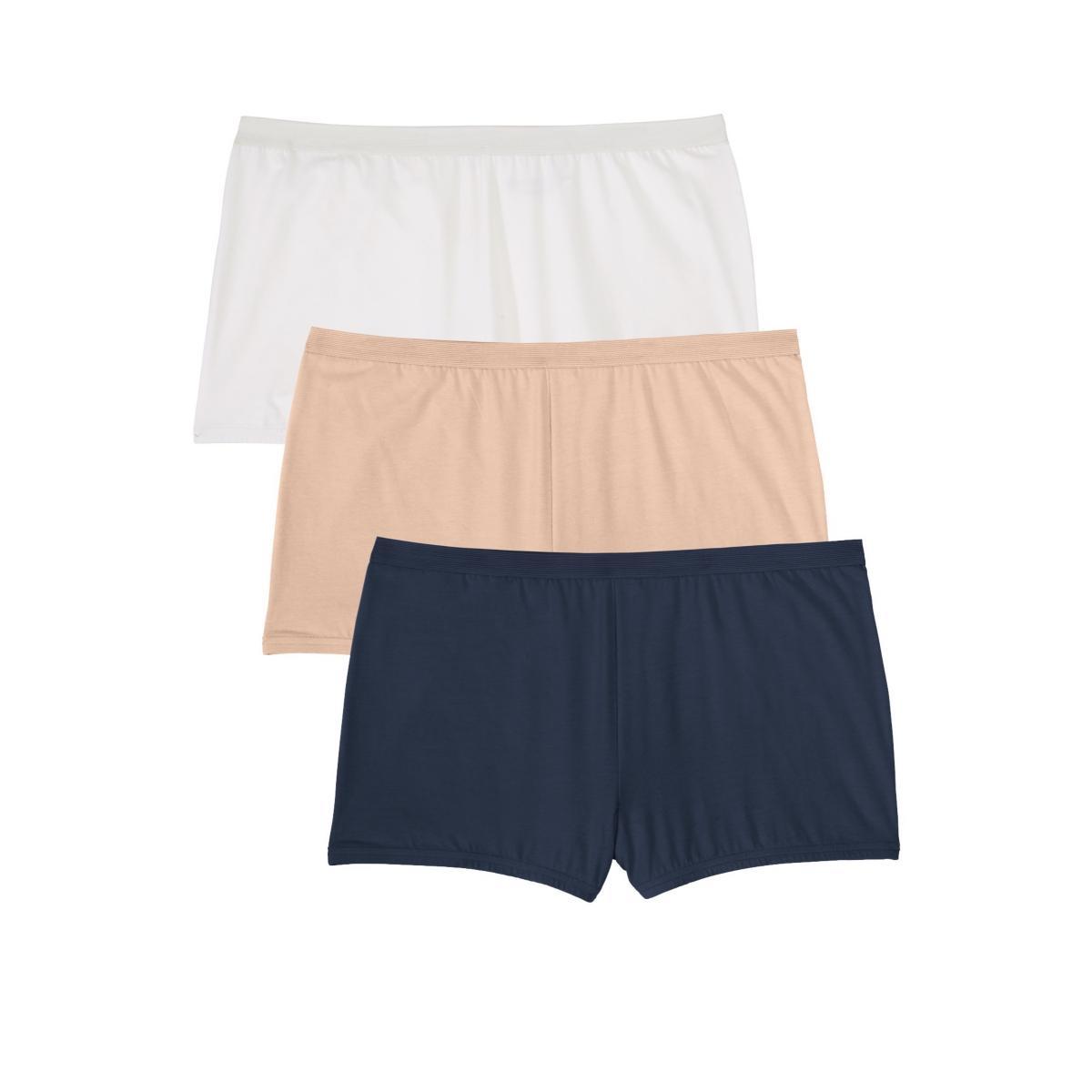 Comfort Choice Womens Boy Short 3-Pack Product Image
