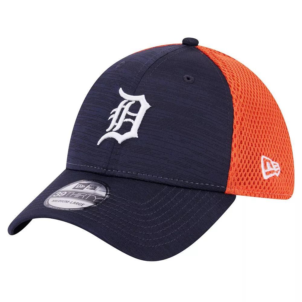 Mens New Era Detroit Tigers Neo 39THIRTY Flex Hat Blue Product Image