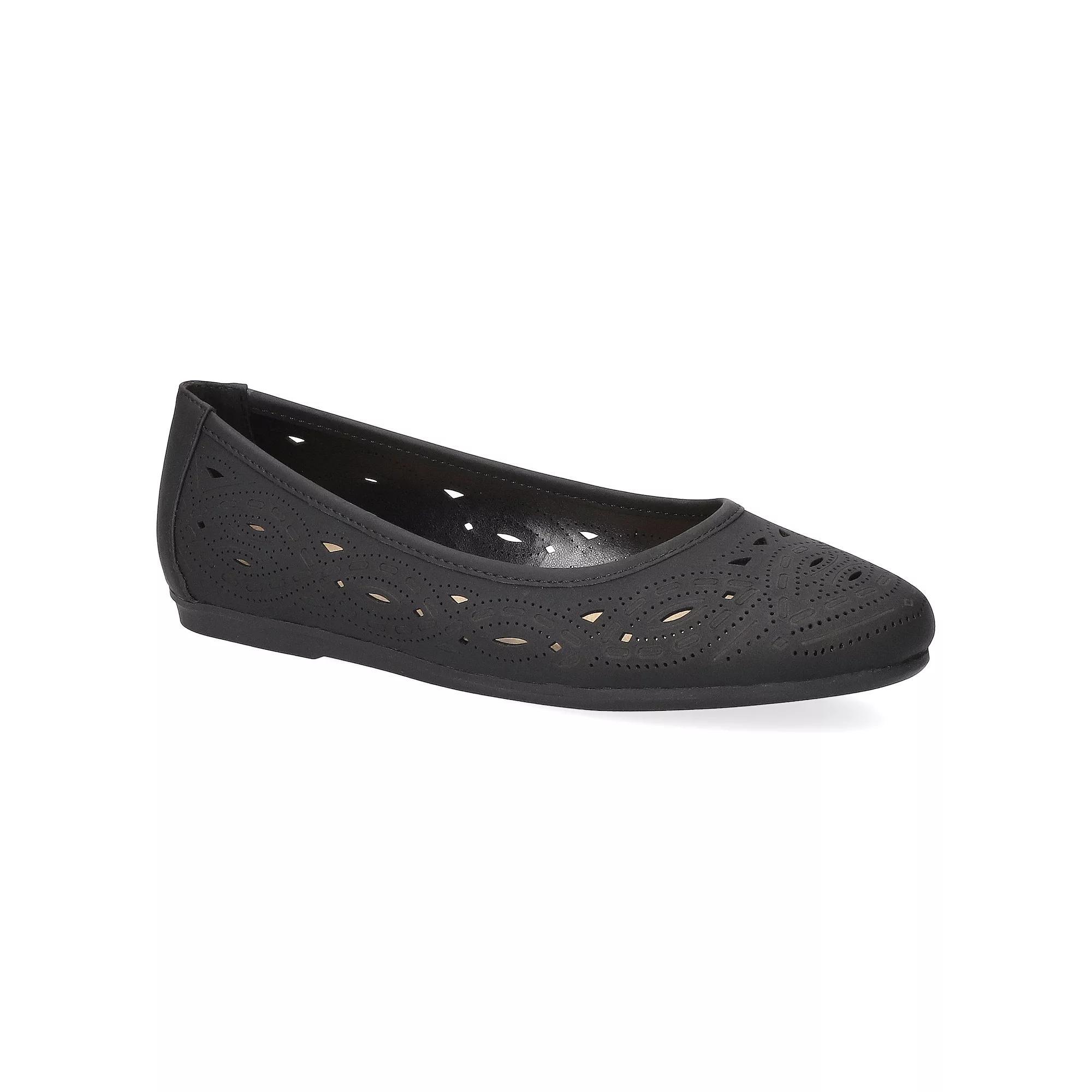 Easy Street Jackie Women's Ballet Comfort Flats, Size: 8, Black Product Image