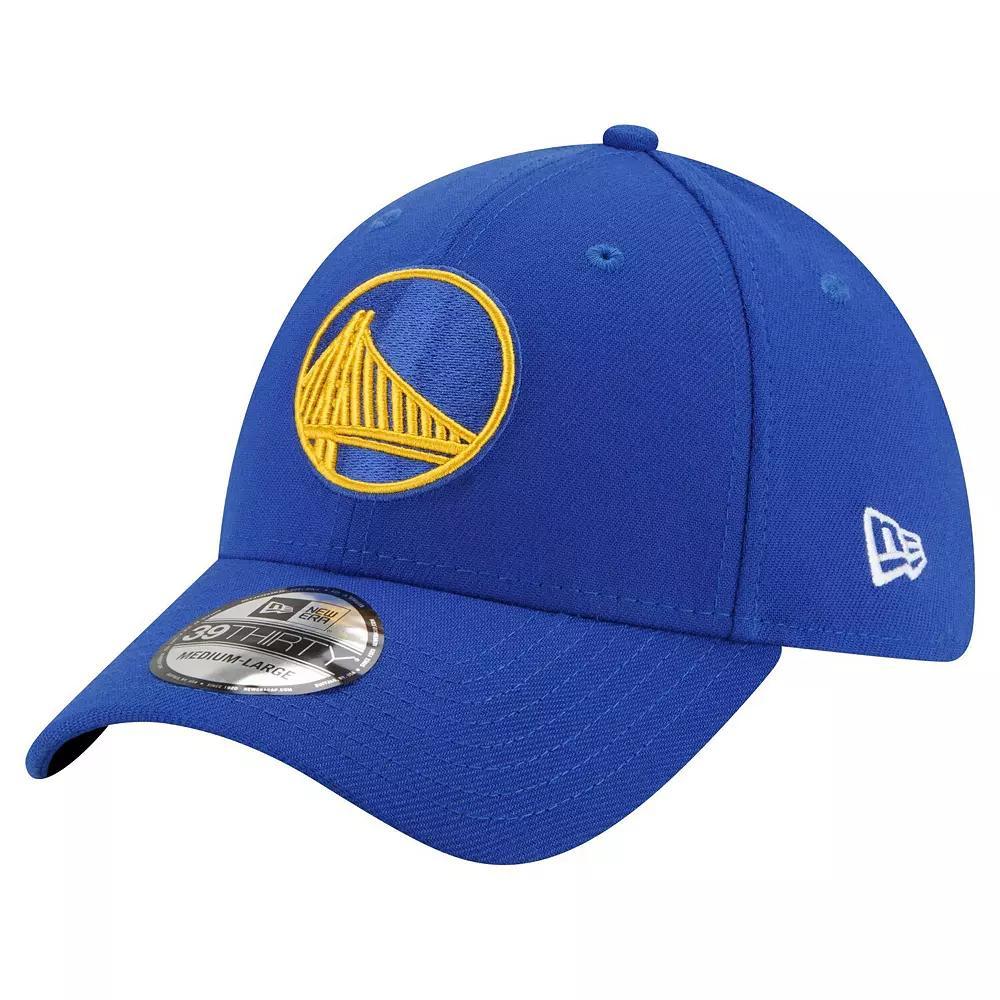Men's New Era  Royal Golden State Warriors Official Team Color 39THIRTY Flex Hat, Size: Medium/Large, Blue Product Image