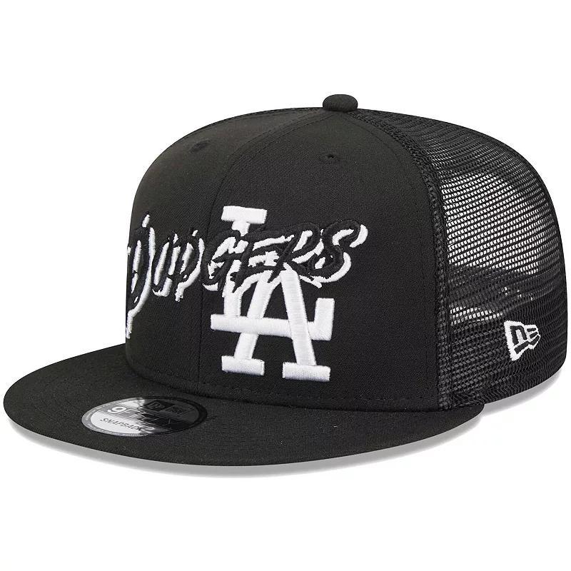 Mens New Era Los Angeles Dodgers Street Trucker 9FIFTY Snapback Hat Product Image