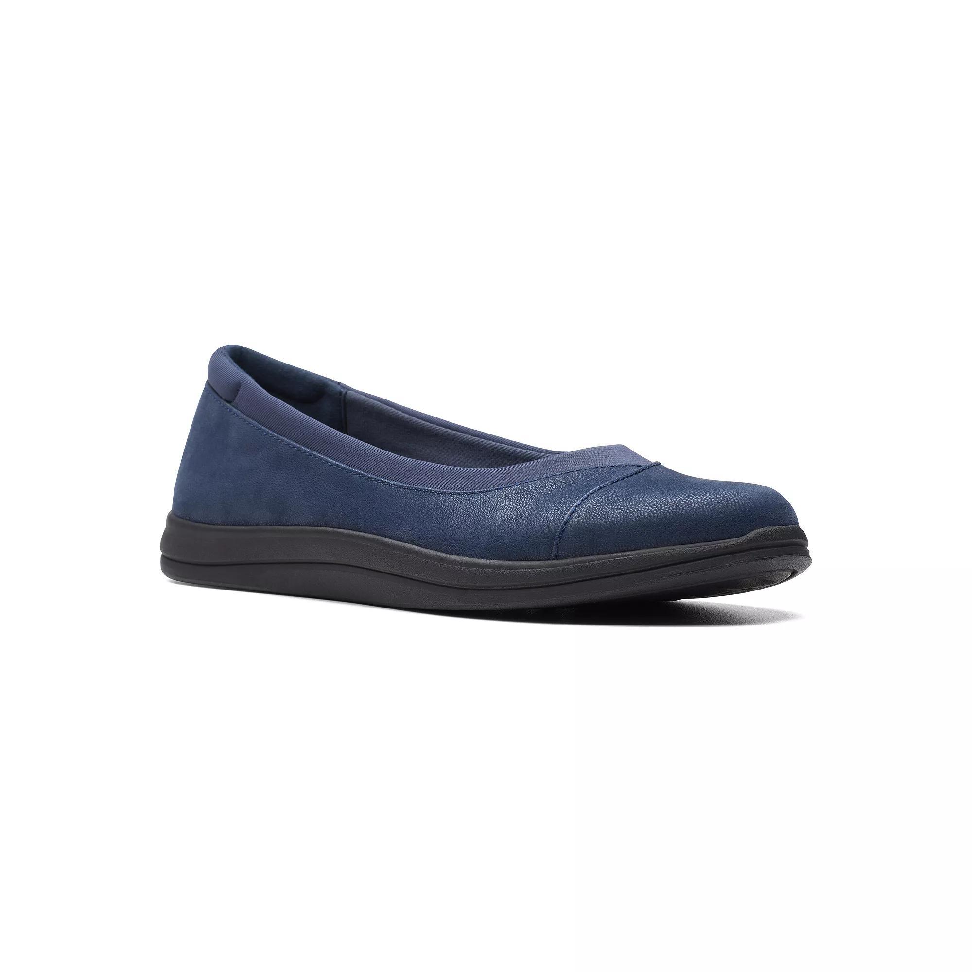 Clarks® Cloudsteppers Breeze Ayla Women's Slip-On Shoes, Size: 6.5, Black Product Image