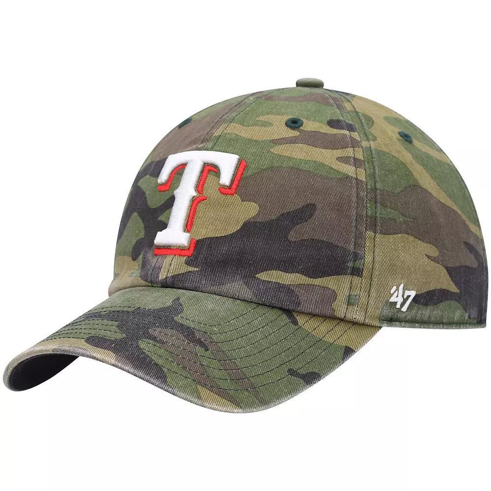 Mens 47 Camo Texas Rangers Clean Up Adjustable Hat Product Image