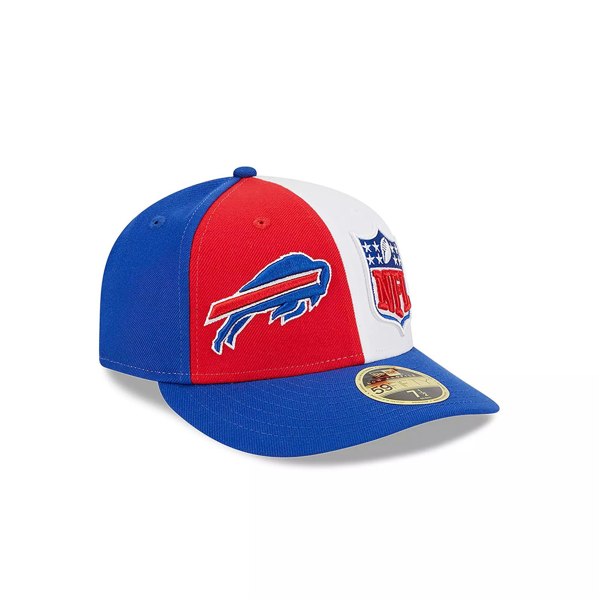 Men's New Era  Red/Royal Buffalo Bills 2023 Sideline Low Profile 59FIFTY Fitted Hat, Size: 7 1/2 Product Image