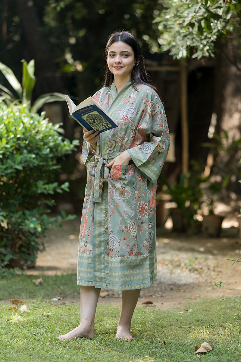 Indian 100 % Cotton Kimono Product Image