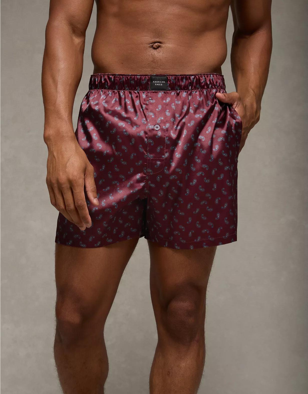 AEO Men's Satin Pocket Boxer Short Product Image