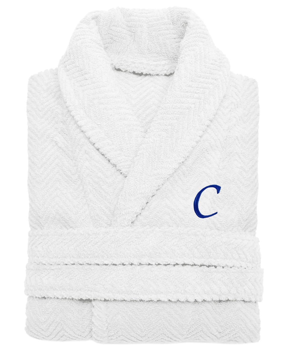 Linum Home Textiles Turkish Cotton Personalized Herringbone Weave Bathrobe, Womens Product Image