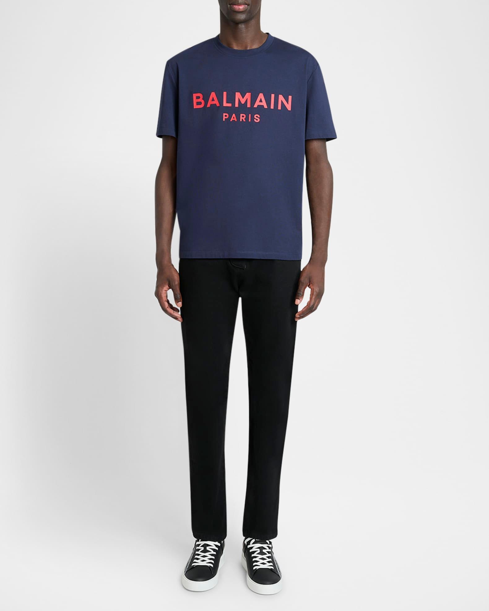 Men's Cotton Logo Crewneck T-Shirt Product Image