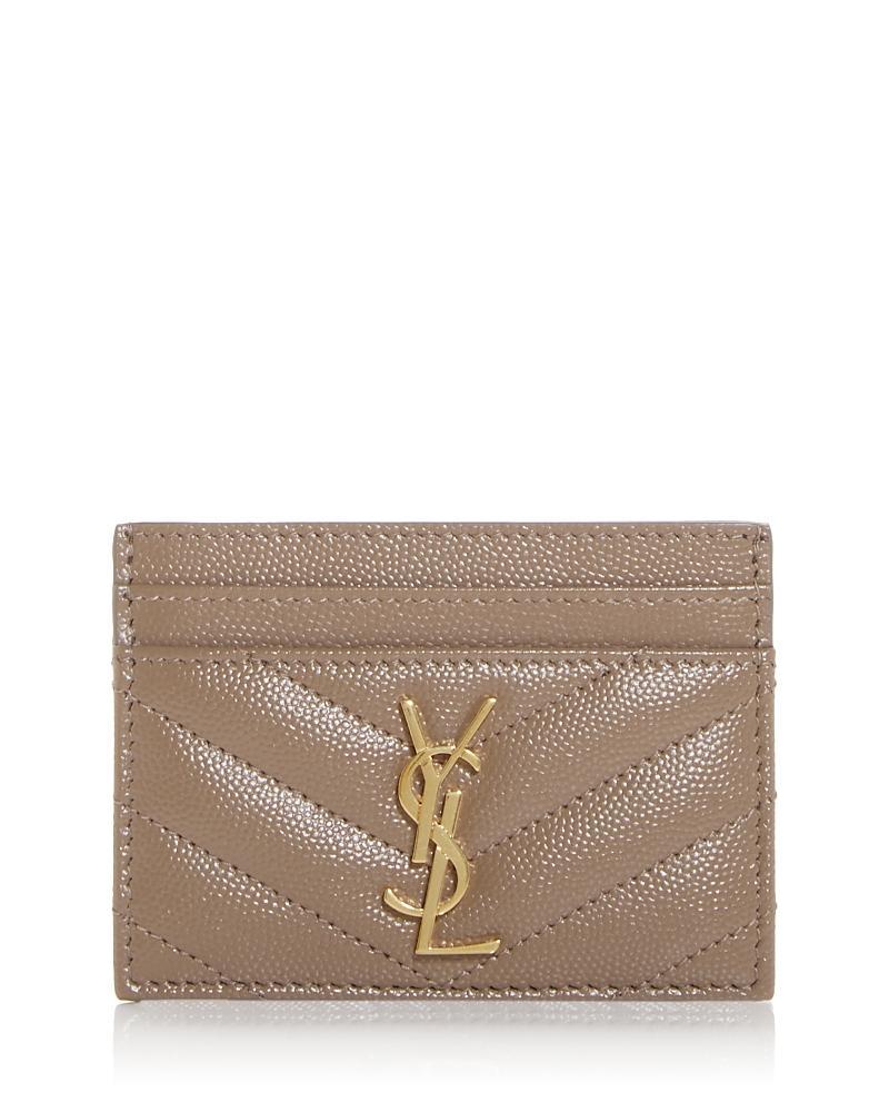 Saint Laurent Cassandre Matelasse Card Case Product Image