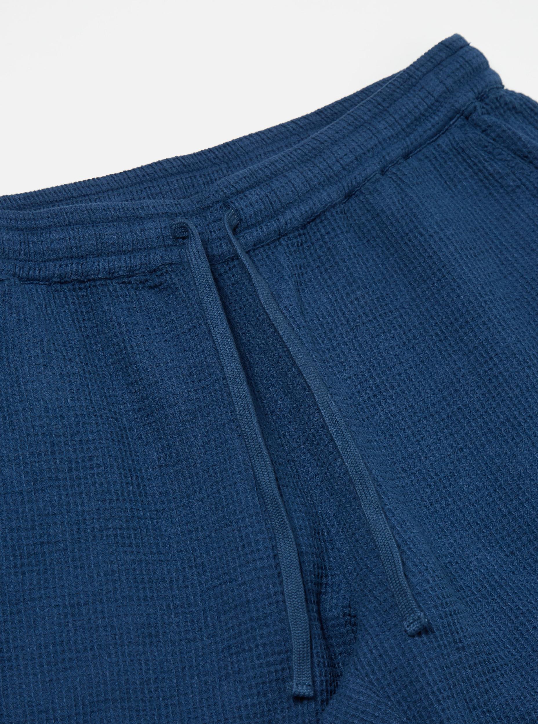 Universal Works Simple Short in Navy Japanese Waffle Product Image