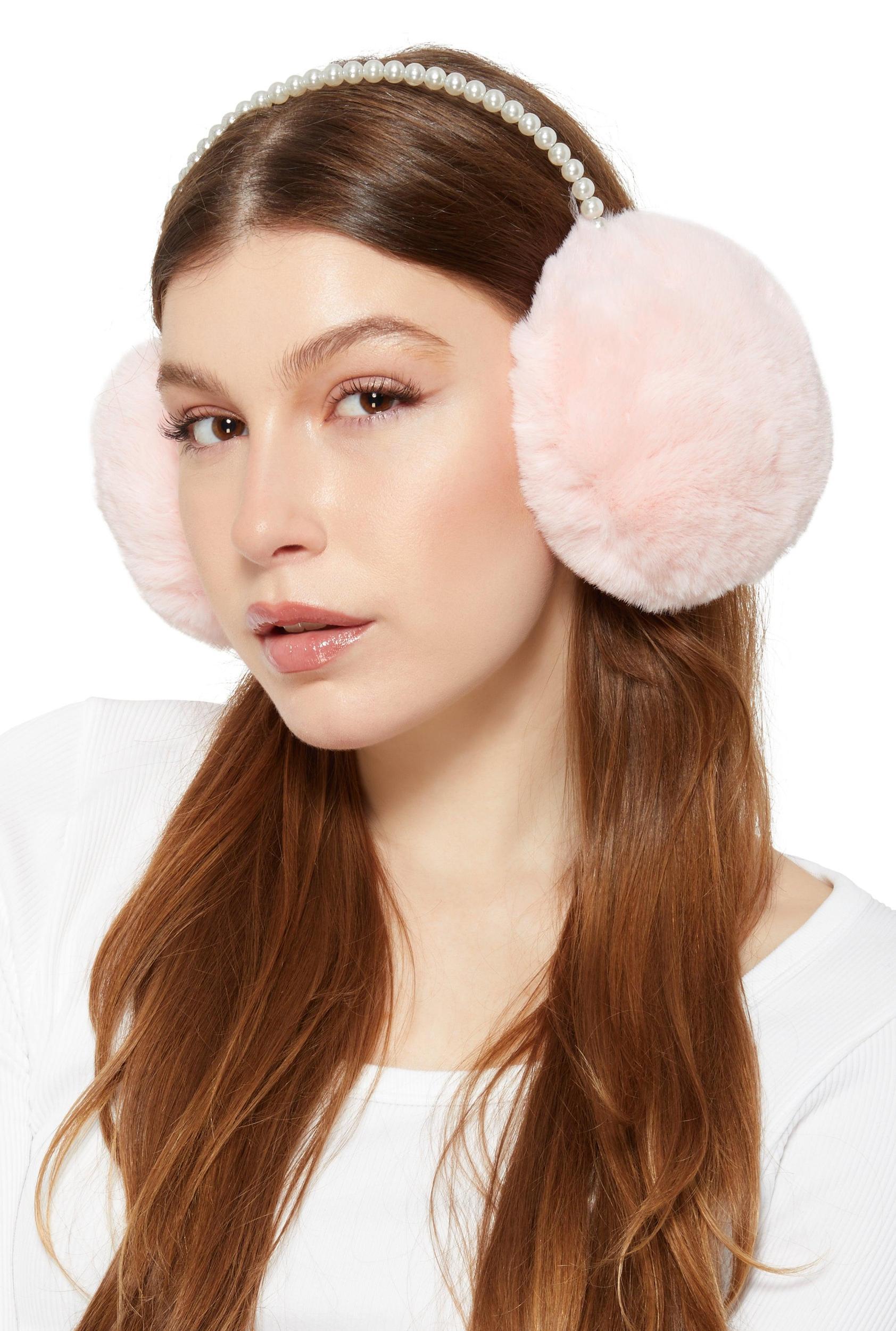 Faux Pearl Earmuffs Female Product Image