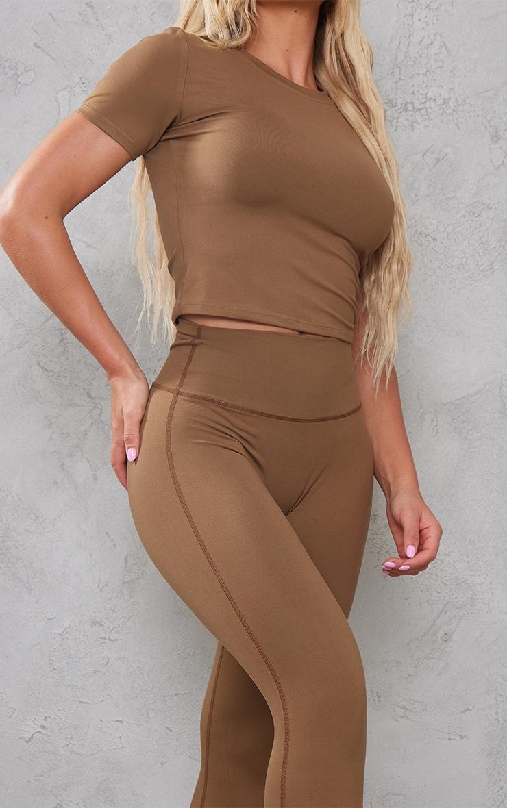 Caramel Sculpt Flare Yoga Pants Product Image