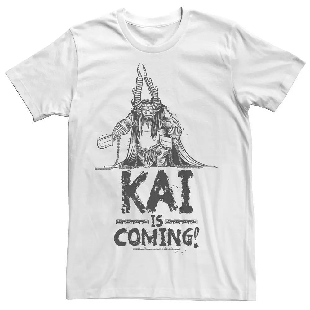 Men's Kung Fu Panda Kai Is Coming Sketch Portrait Tee, Size: XXL, White Product Image