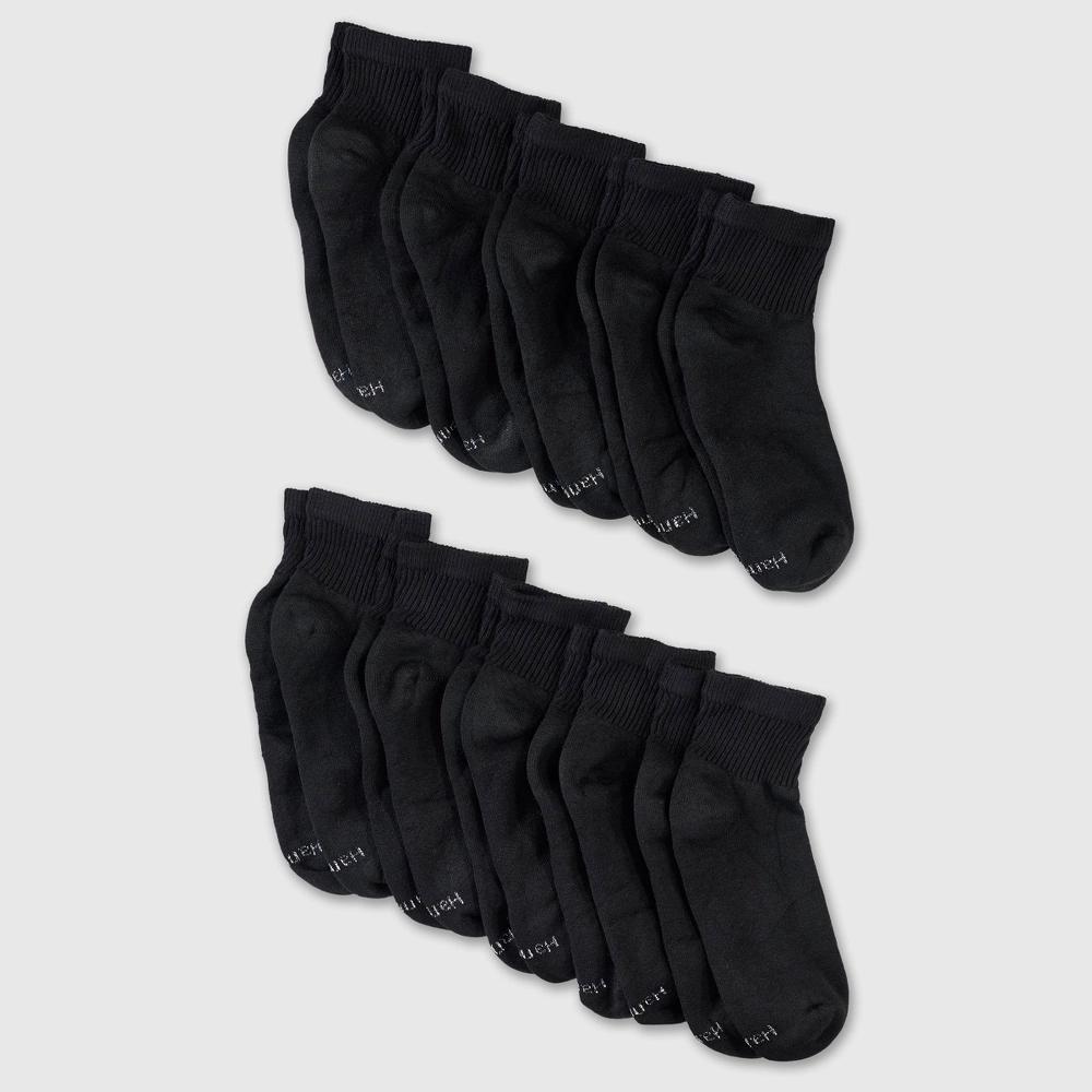 Hanes Women's Cushioned 10pk Ankle Socks 5-9: Polyester Reinforced Heel & Toe Product Image
