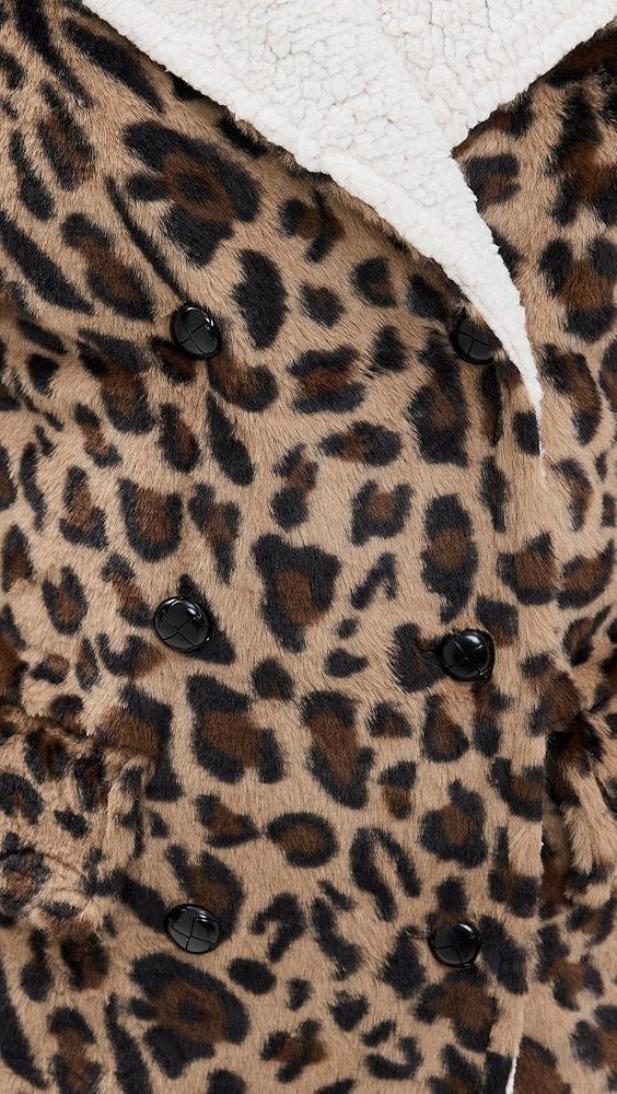 LNA Rana Faux Leopard Jacket | Shopbop Product Image