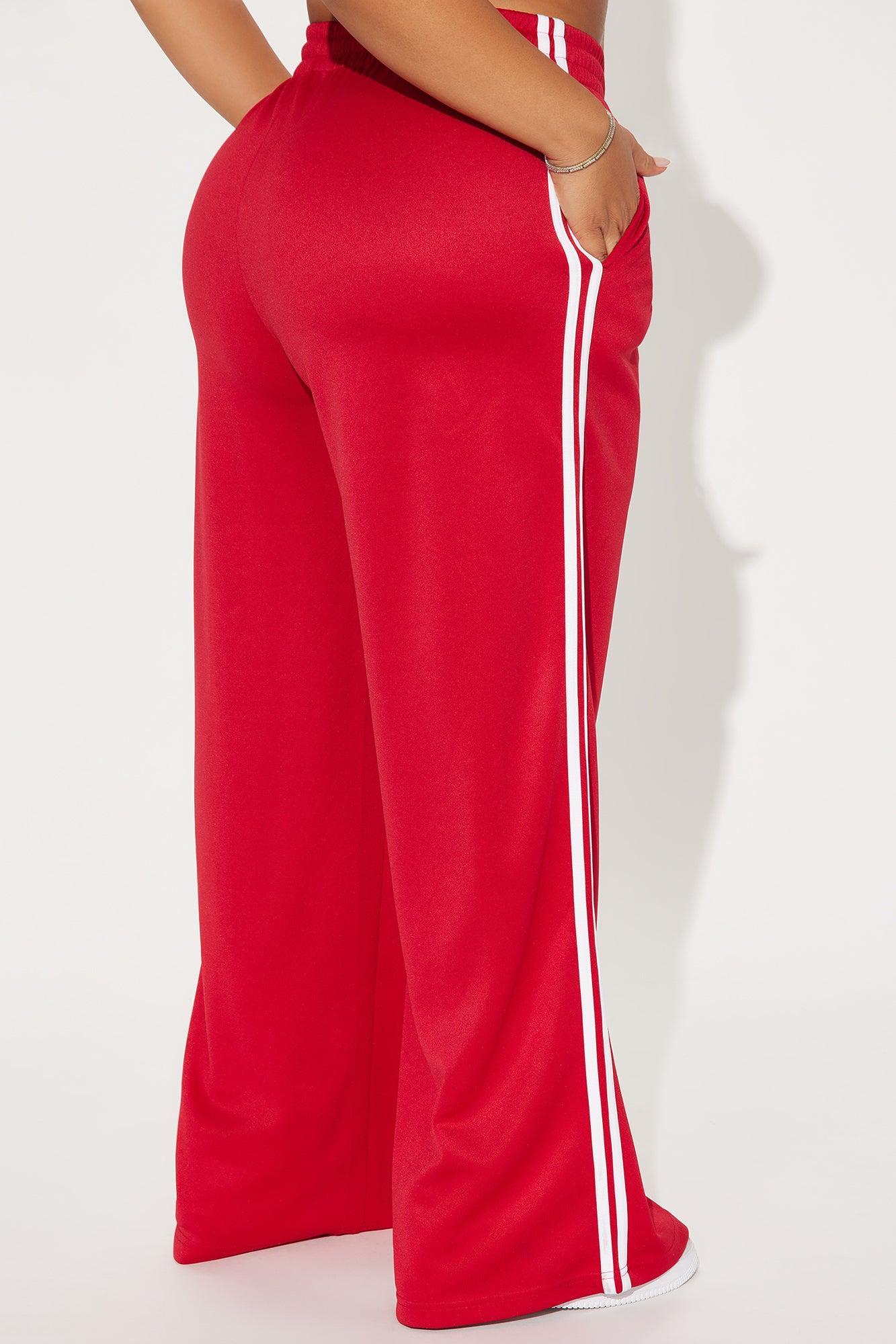 Niner Nation Wide Leg Pant - Red Female Product Image
