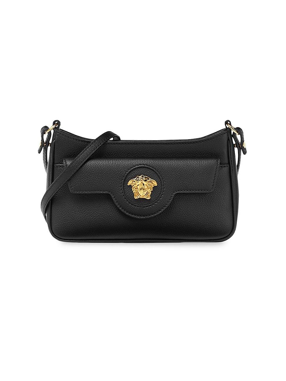 Womens La Medusa Mini Leather Crossbody Bag Product Image