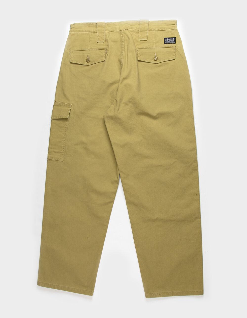 LEVI'S Skate Utility Mens Pants - Green Moss - KHAKI Product Image