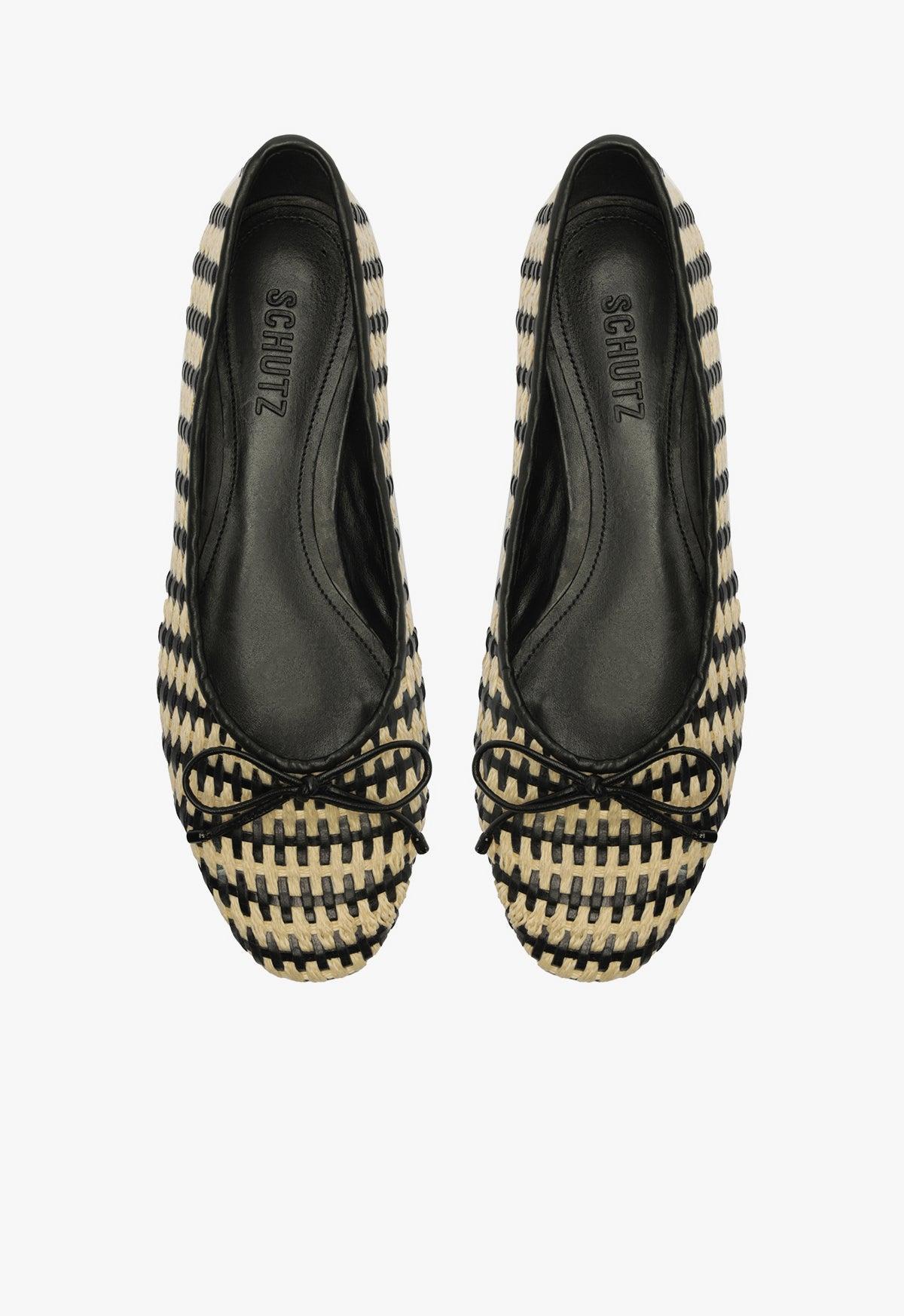 Arissa Straw Ballet Flat Product Image