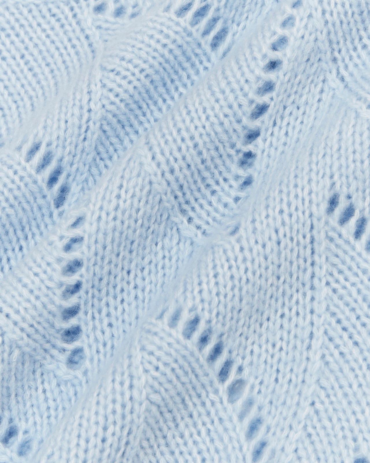 The Pointelle Sweater in Cloud Product Image
