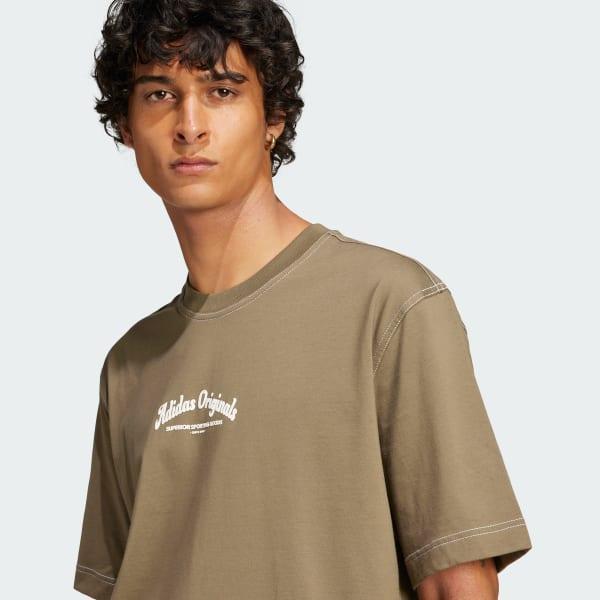 adidas Wabash Tee Black L Mens Product Image
