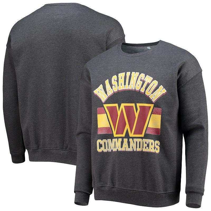 Mens NFL x Darius Rucker Collection by Fanatics Charcoal Washington Commanders Sponge Fleece Pullover Sweatshirt Product Image