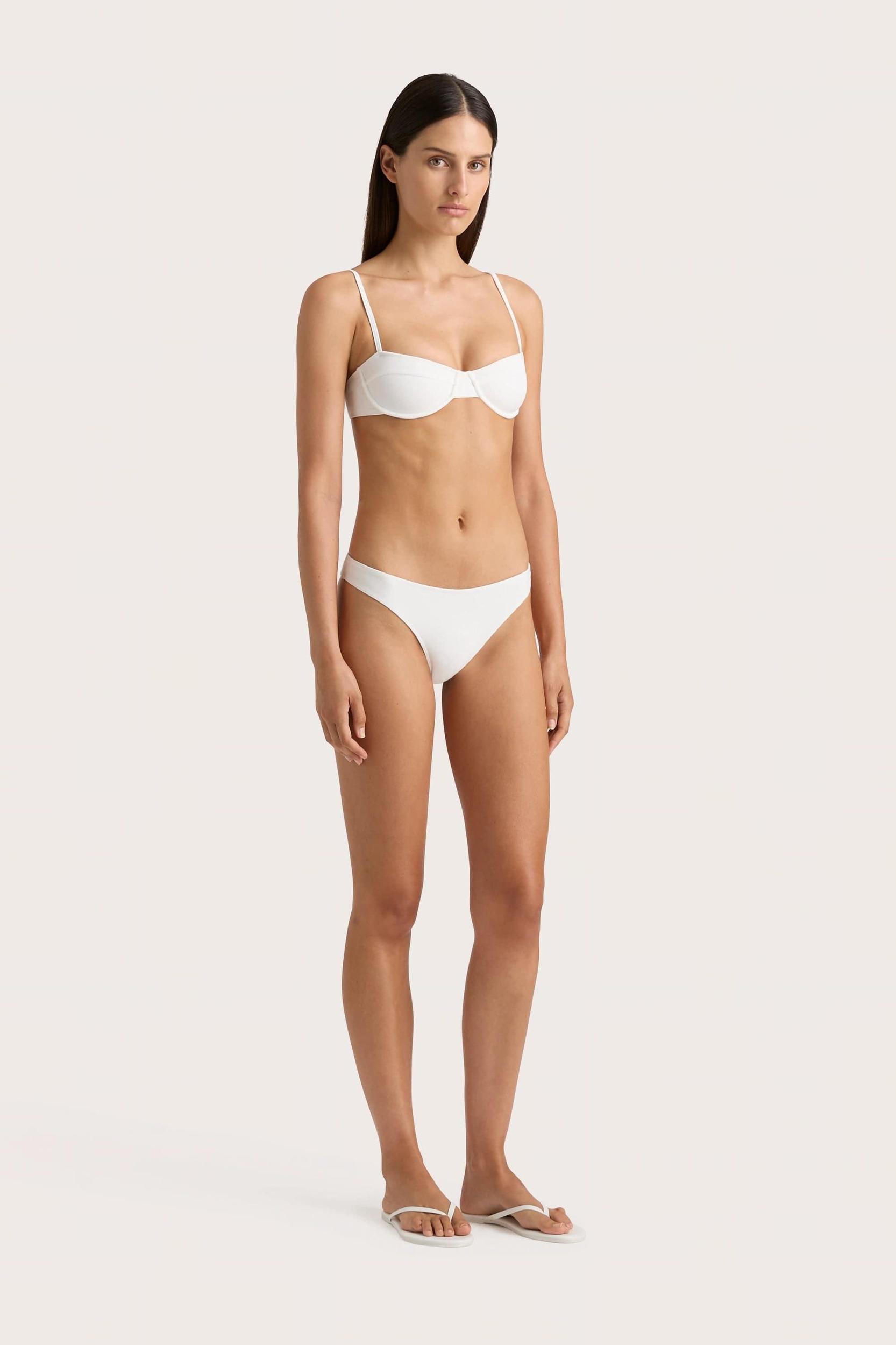 Jean Swim Top White - Final Sale Product Image