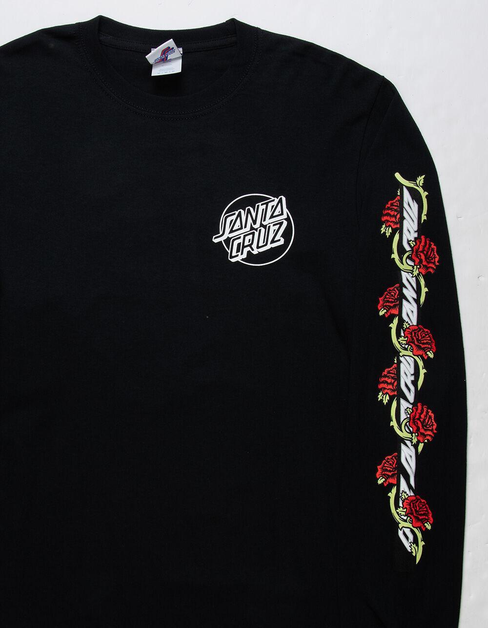 SANTA CRUZ Dressen Roses Vine Opus Mens Long Sleeve Tee Product Image