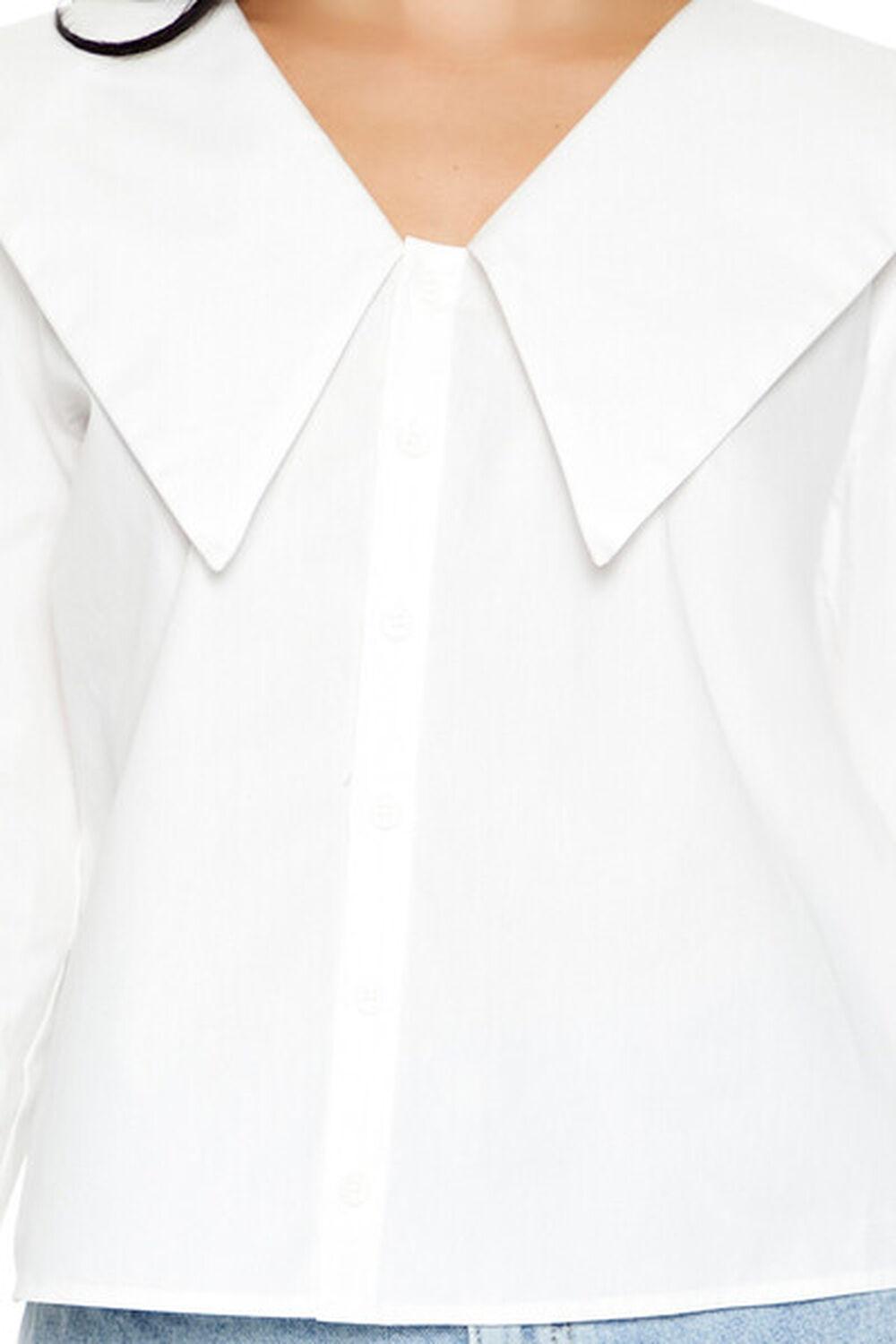 Poplin Chelsea Collar Shirt | Forever 21 Product Image