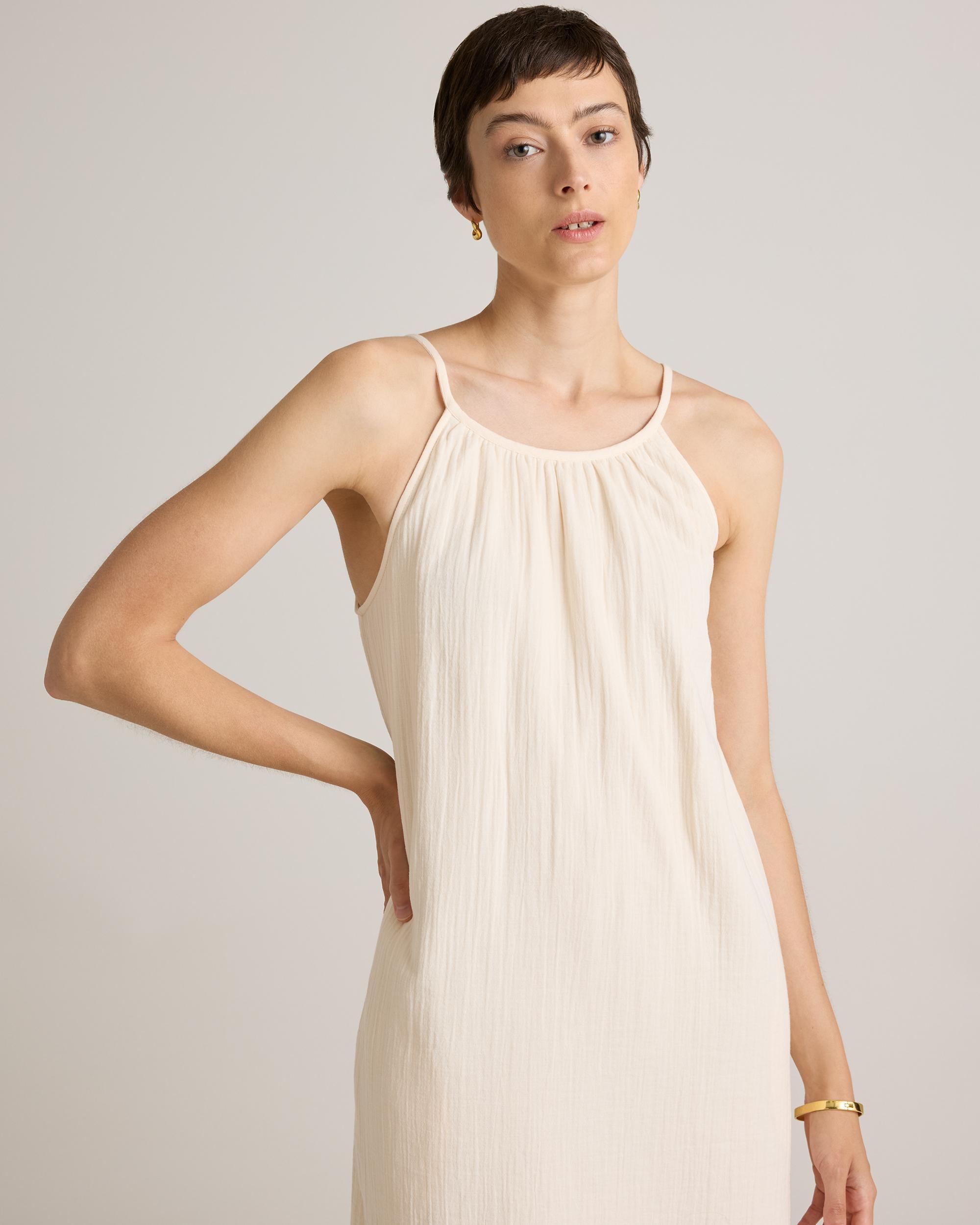 Quince | Women's Gauze Sleeveless Maxi Dress Size XS, Organic Cotton Product Image