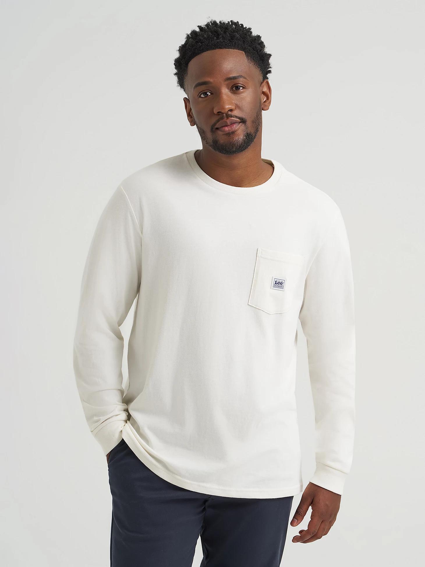 Men's Long Sleeve Workwear Pocket Tee | Men's Tops & Tees | Lee® Product Image