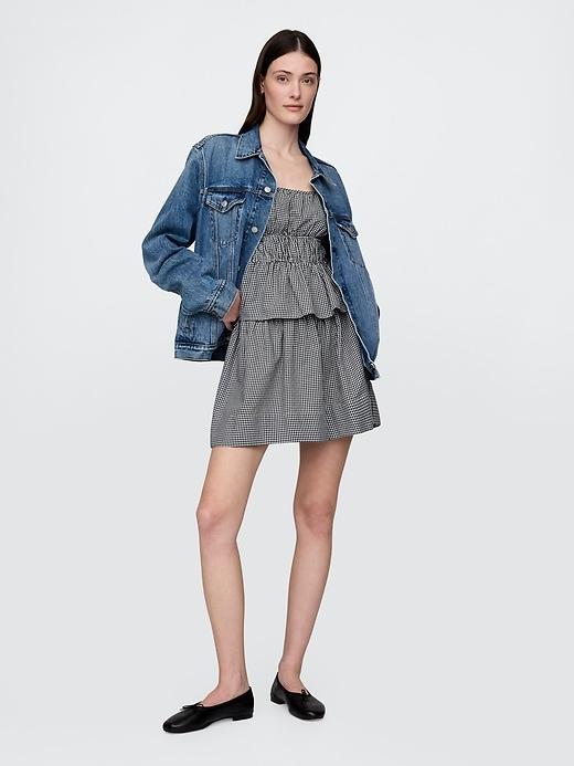Smocked Mini Skirt Product Image