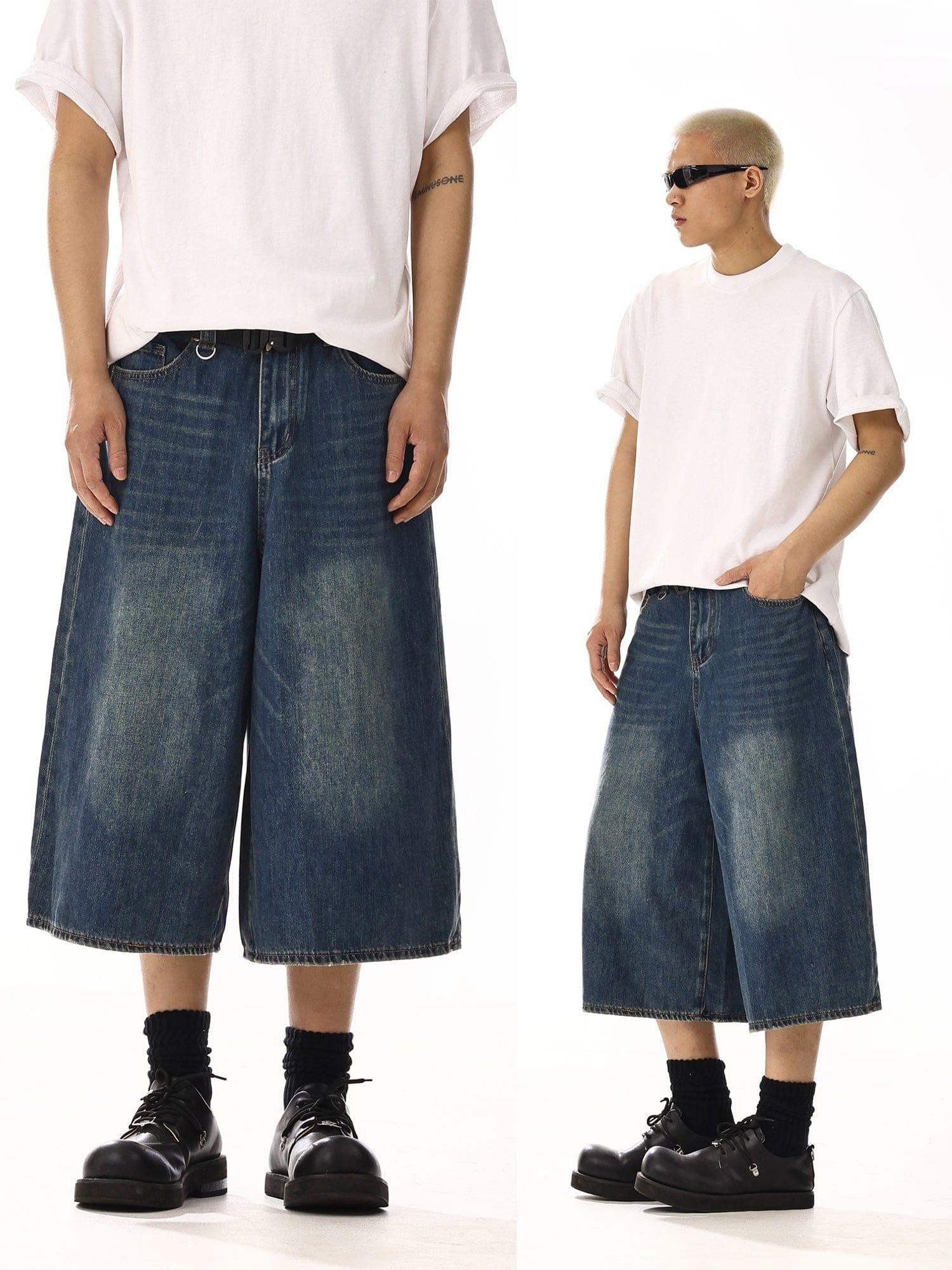 RT No. 13008 BLUE DENIM SHORTS Product Image