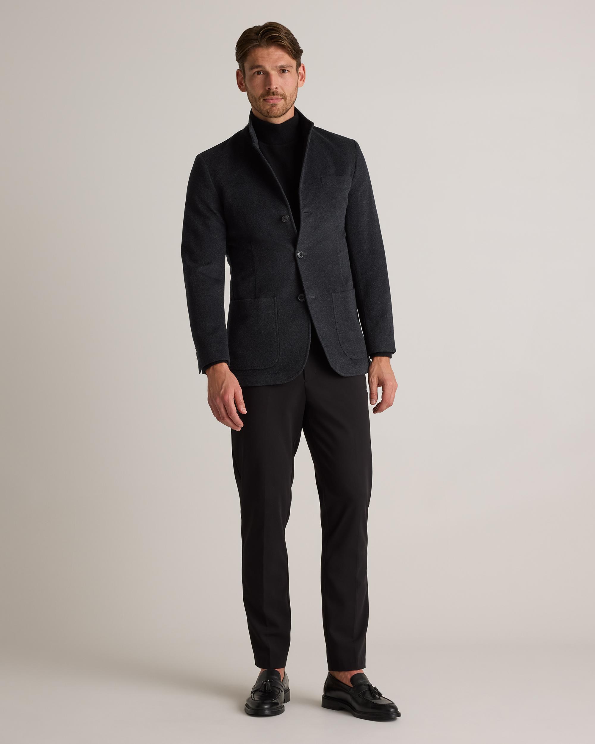 Quince | Men's 100% Mongolian Cashmere Stand Collar Blazer Product Image