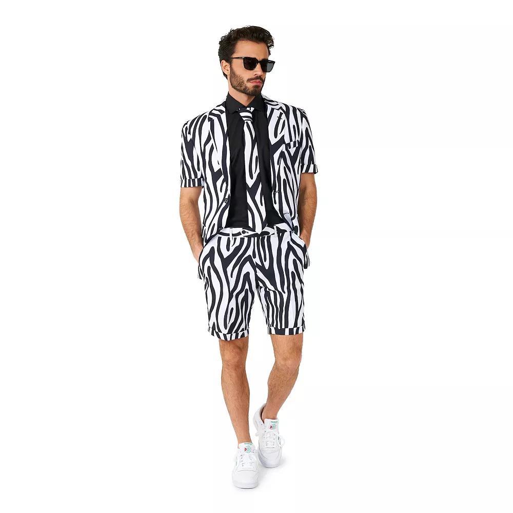Men's OppoSuits Zebra Suit, Size: 46, Summer Zazzy Zebra Product Image