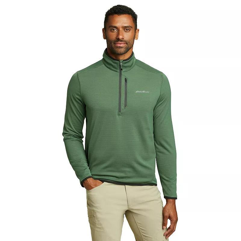 Mens Eddie Bauer Activator Grid Fleece Half-Zip Pullover Blue Product Image