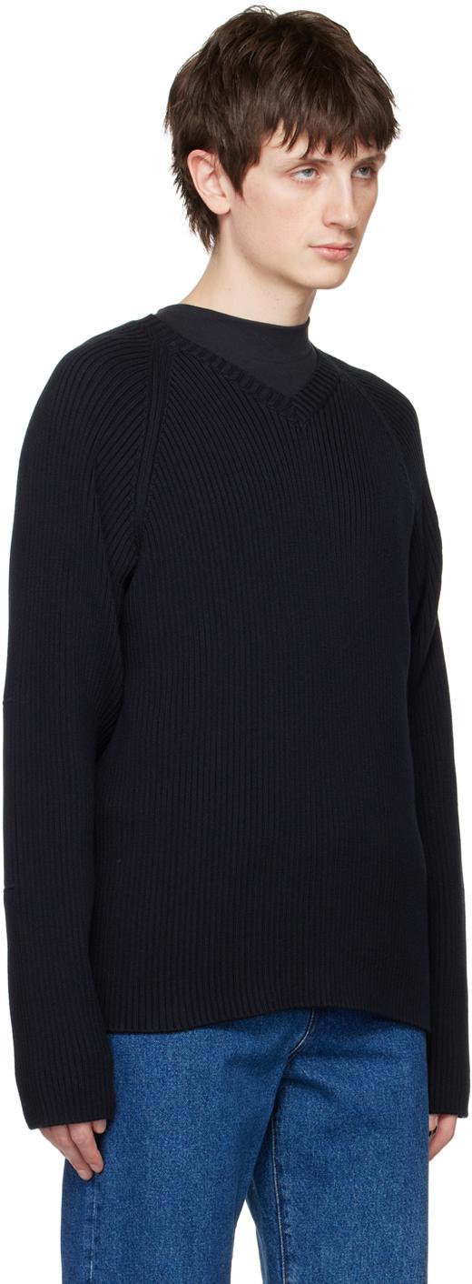 THE ROW Navy Tomas Sweater In Dark Navy Product Image